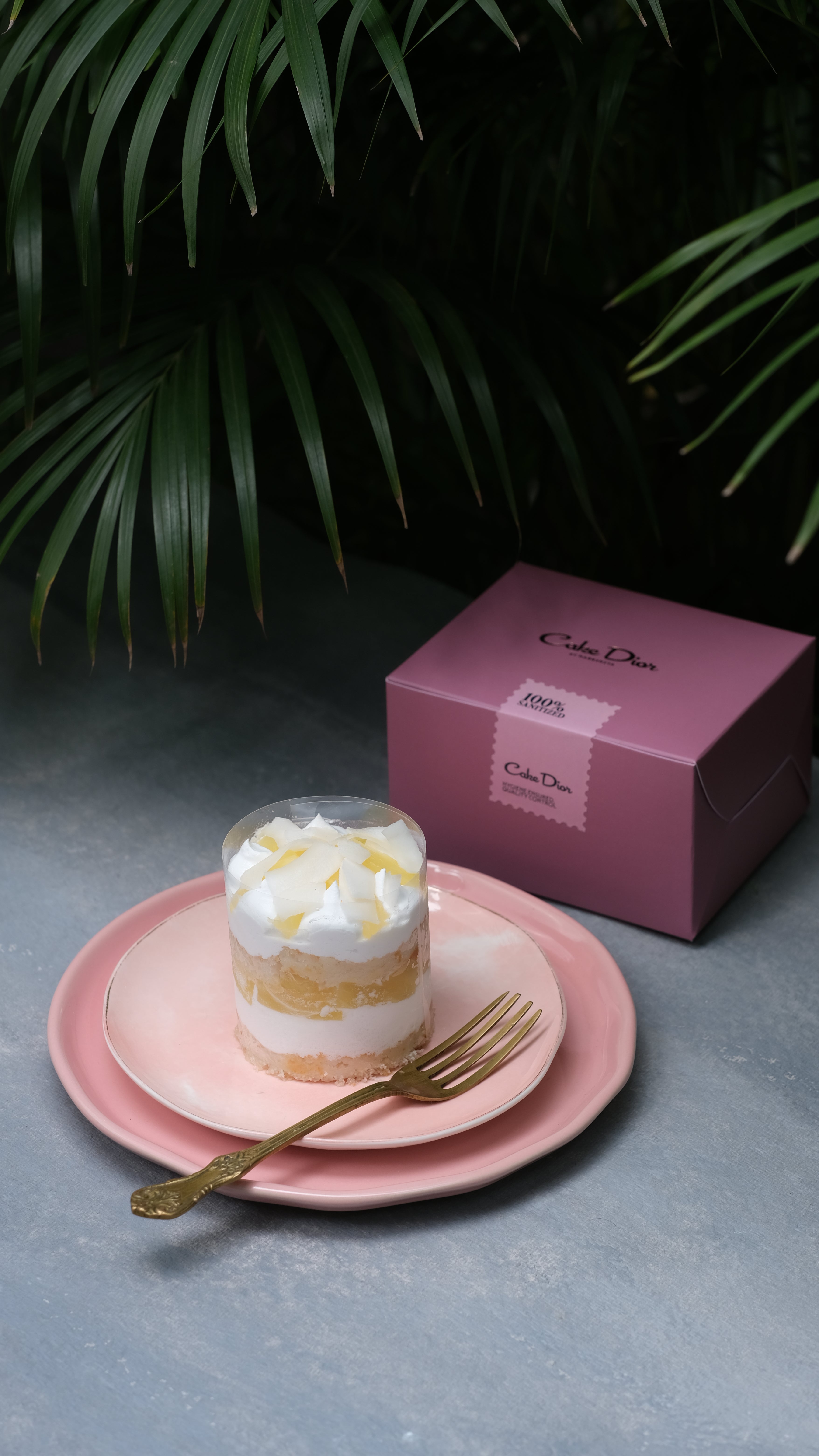 Pineapple coconut mini cake
