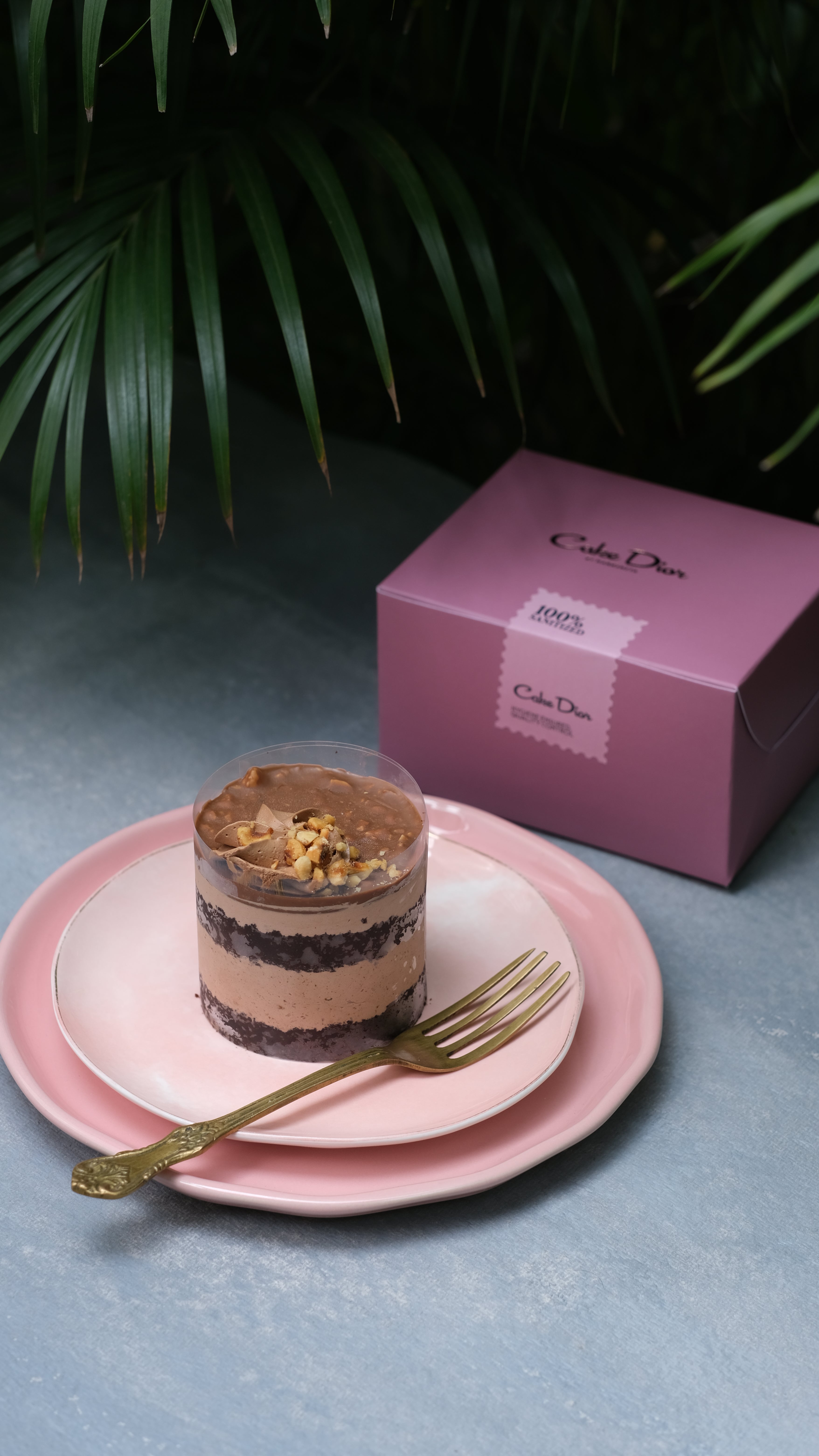 Nutella hazelnut mini cake