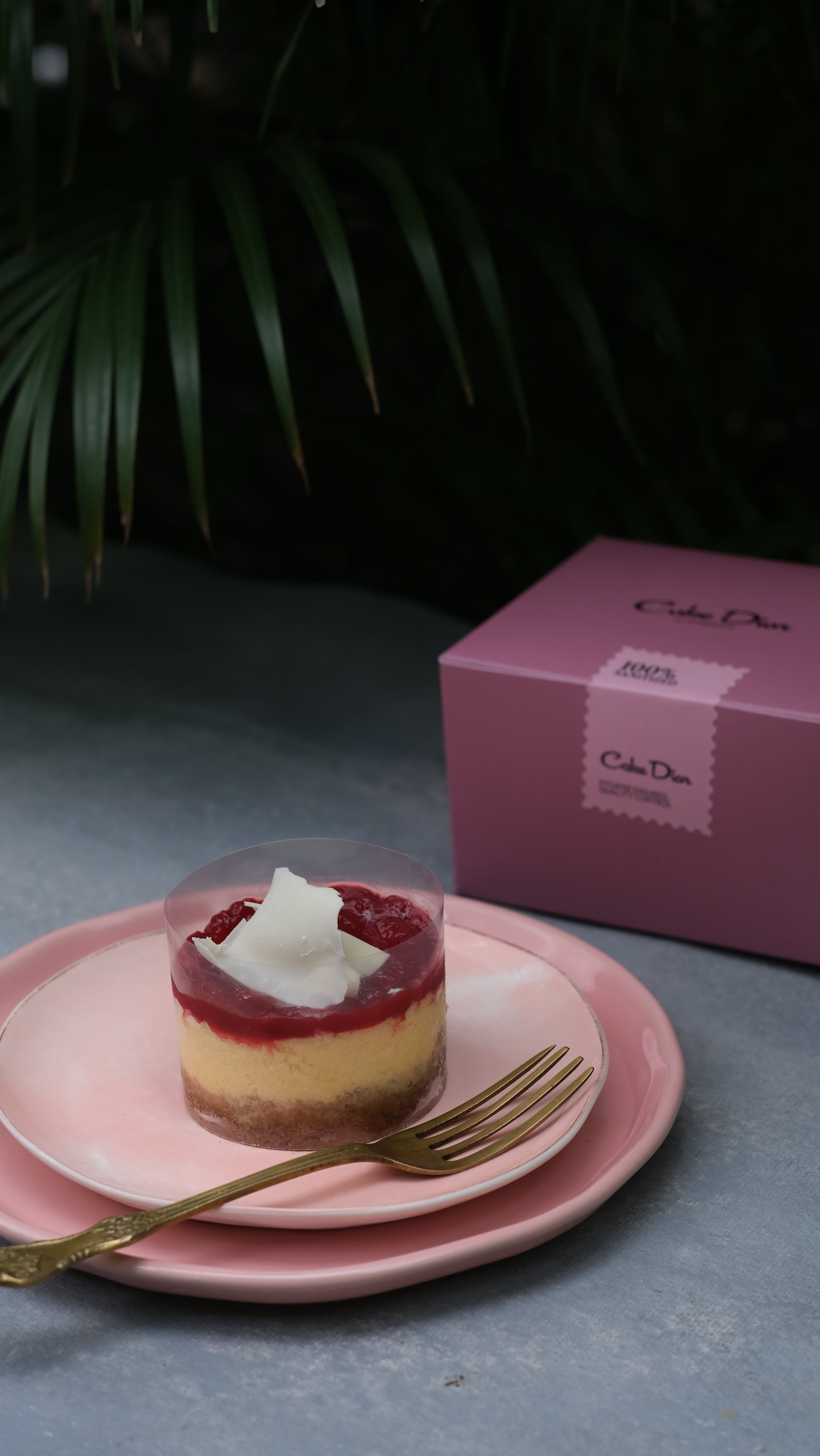Raspberry cheesecake (EGG)