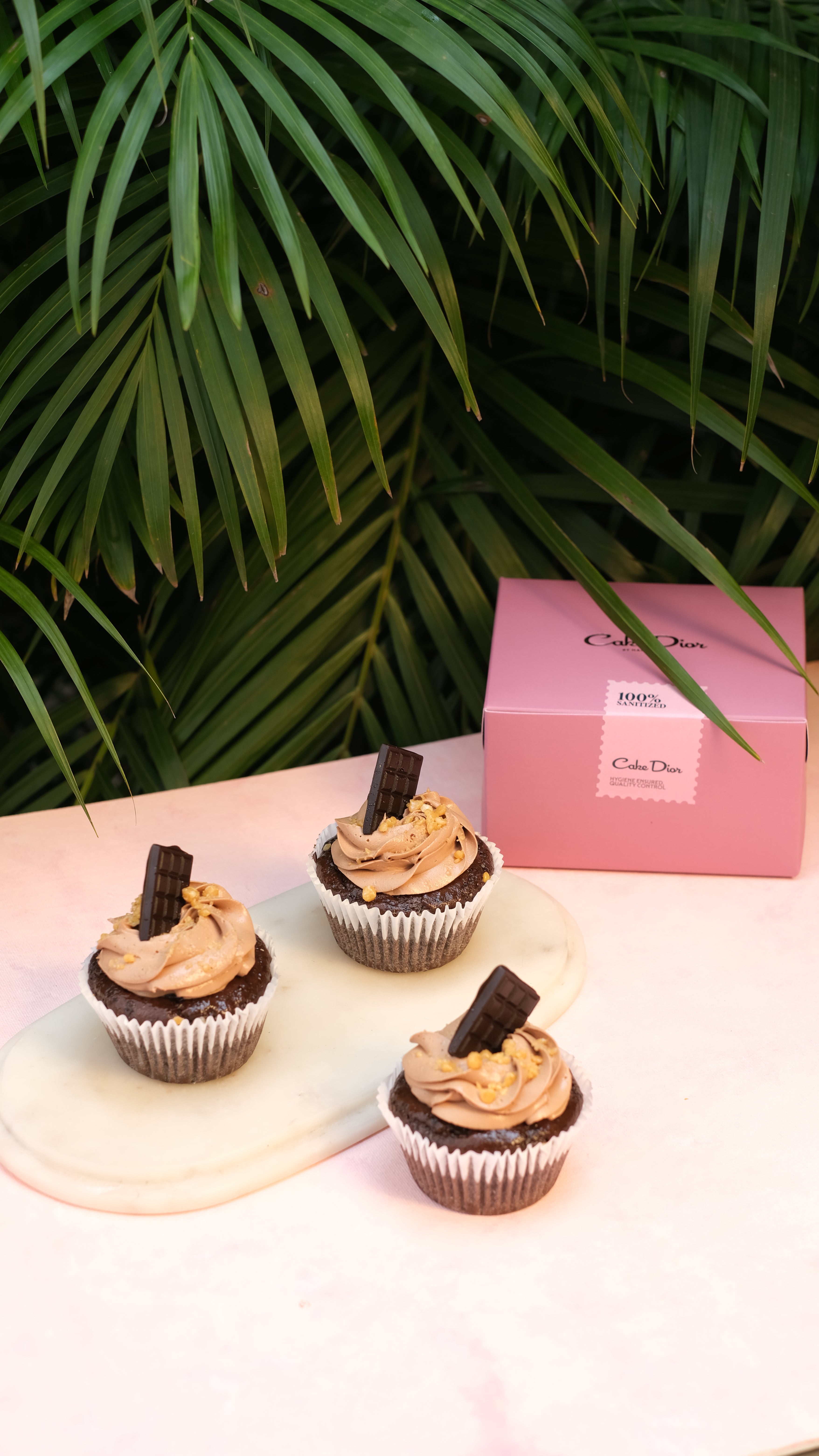 Chocolate caramel cupcake