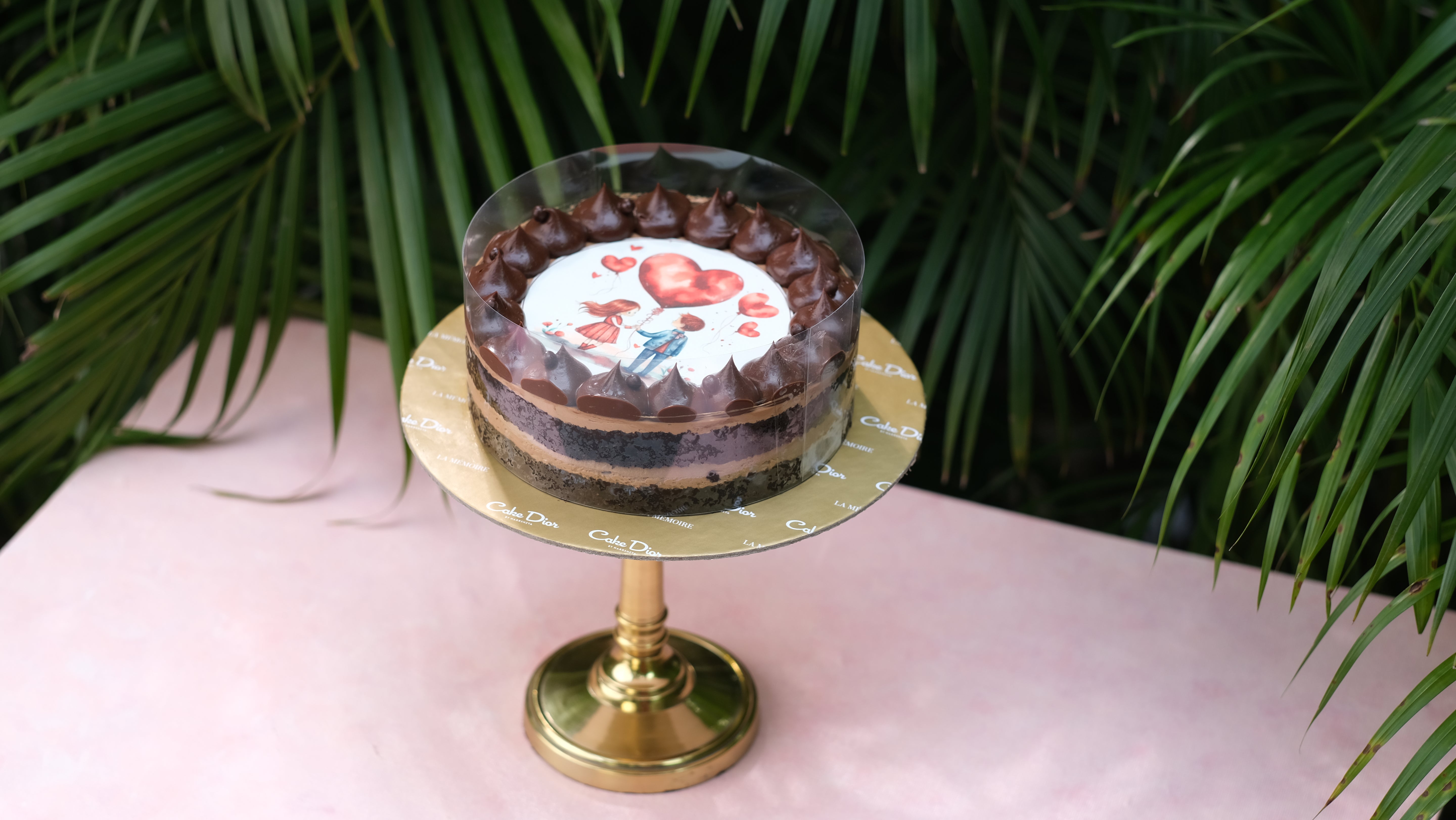 Elegant Anniversary cake - Belgian chocolate