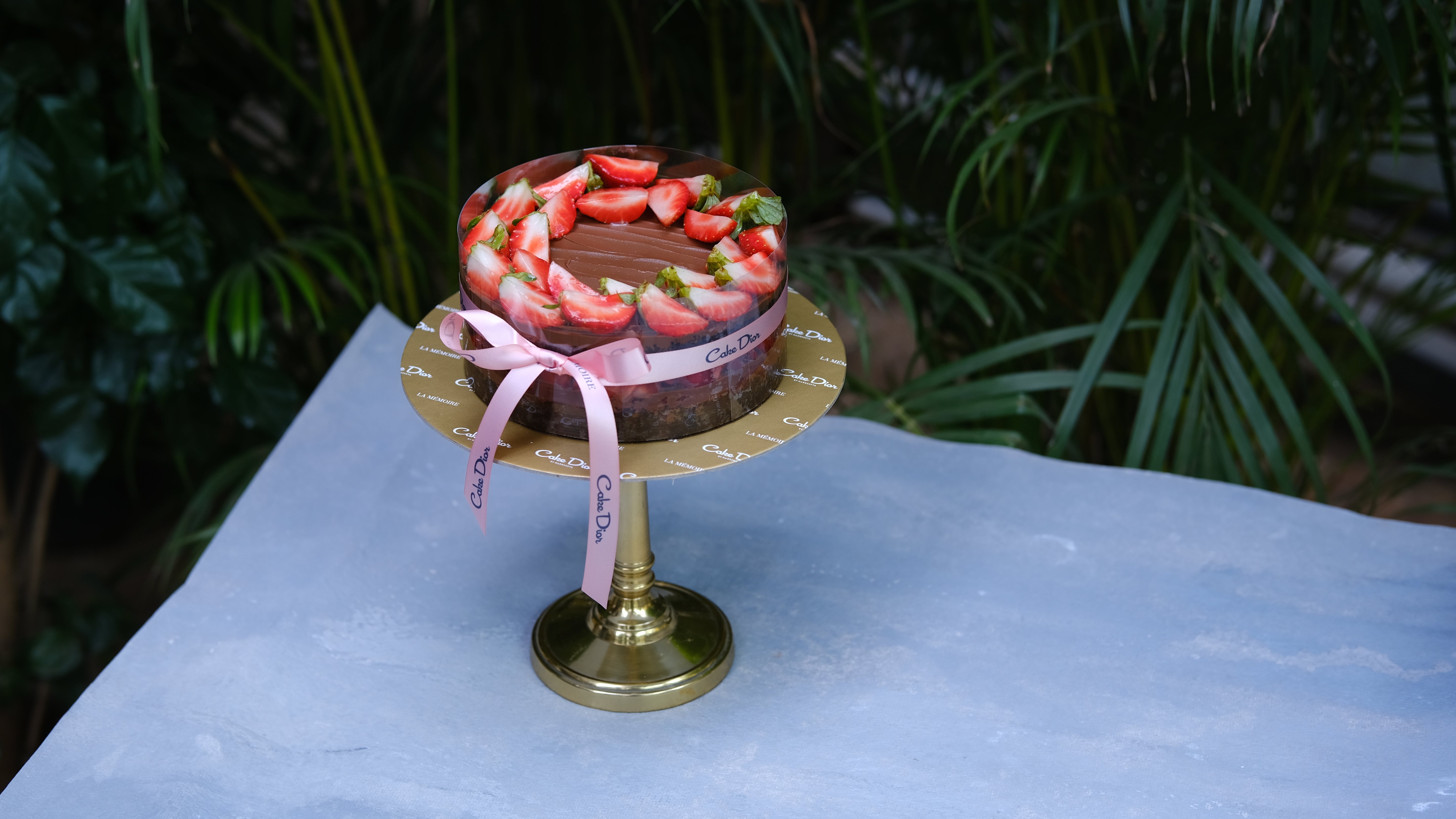 Sinful Chocolate Strawberry Cake