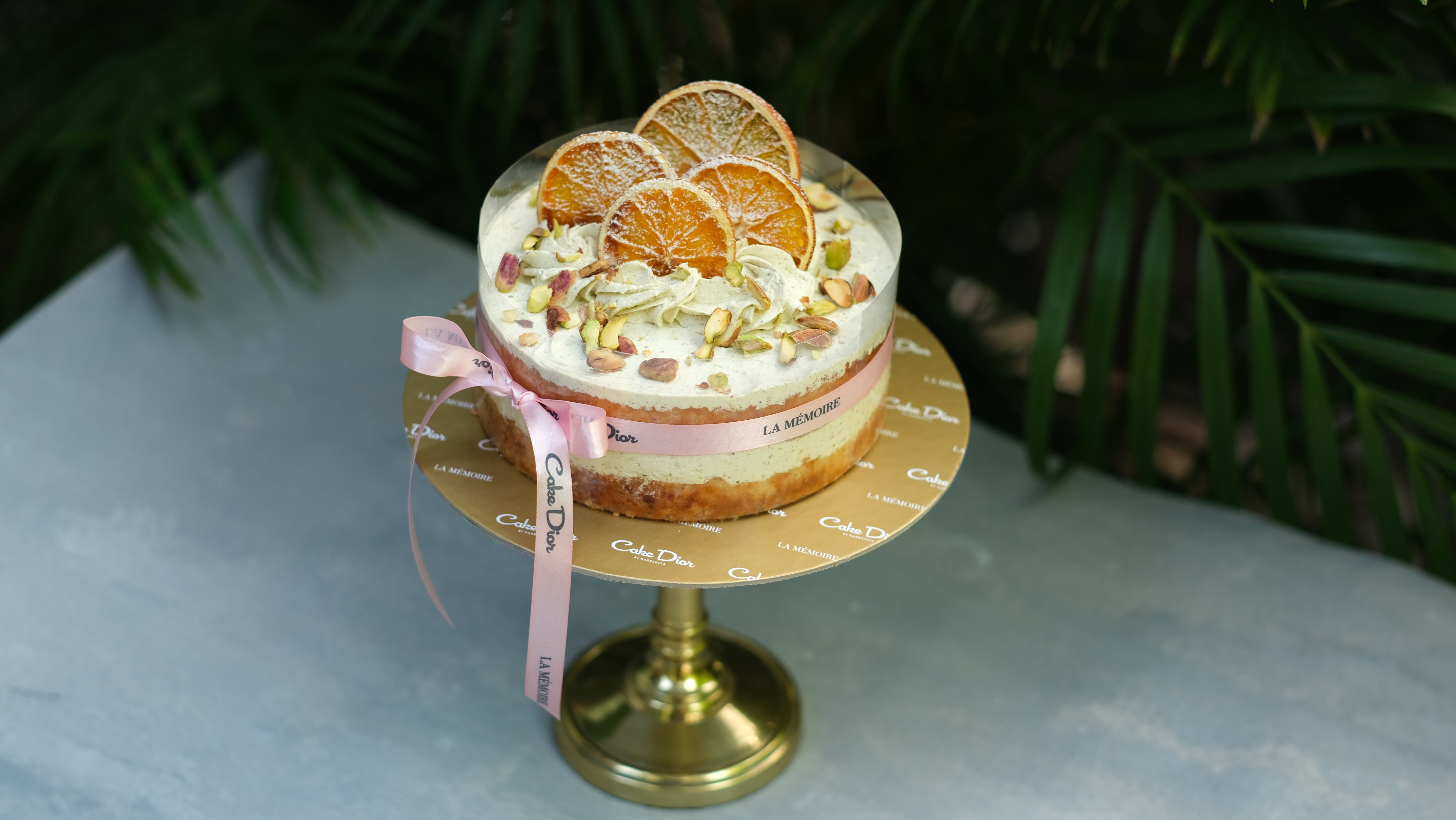 Pistachios & orange cake