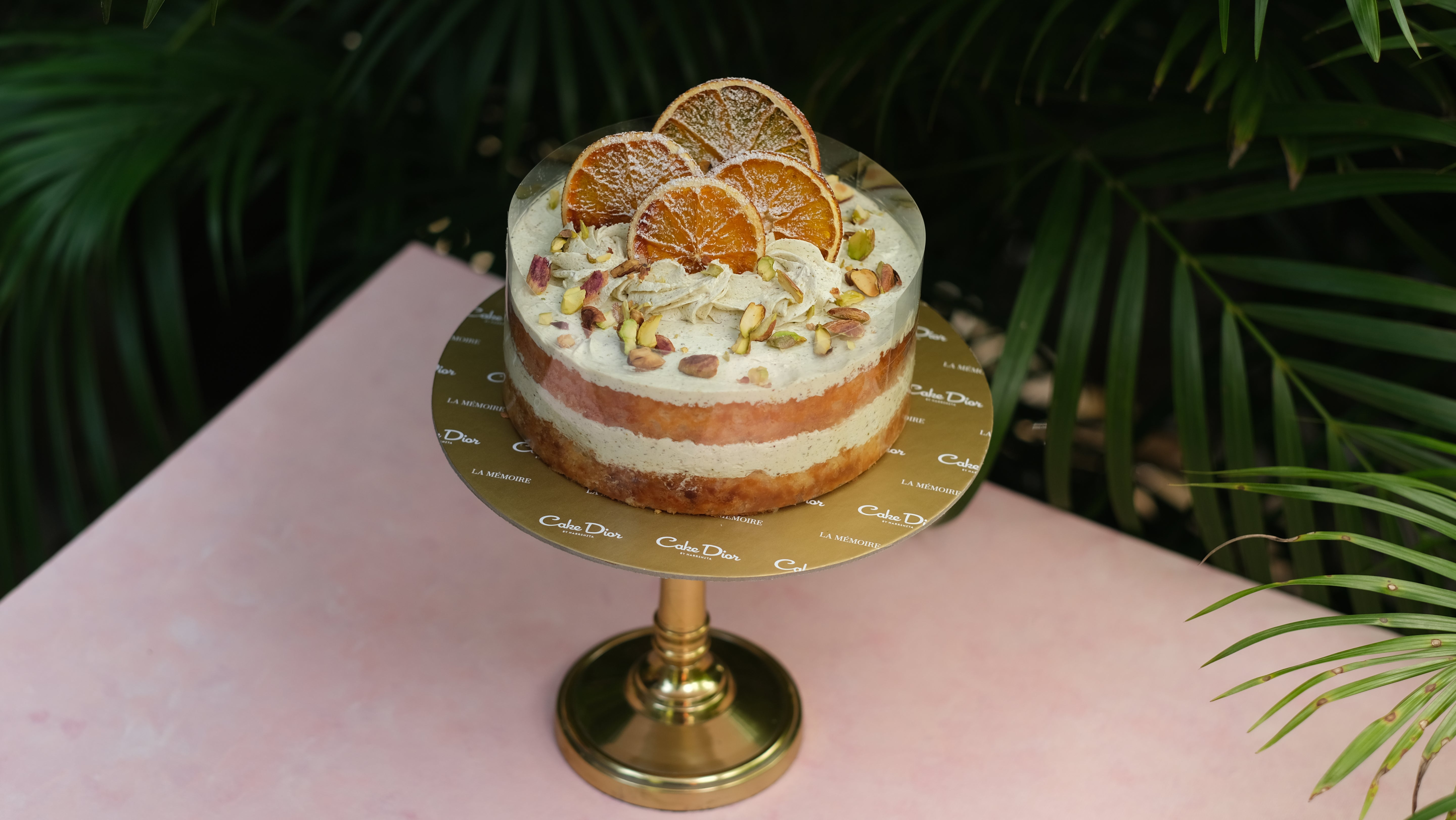Pistachios & orange cake