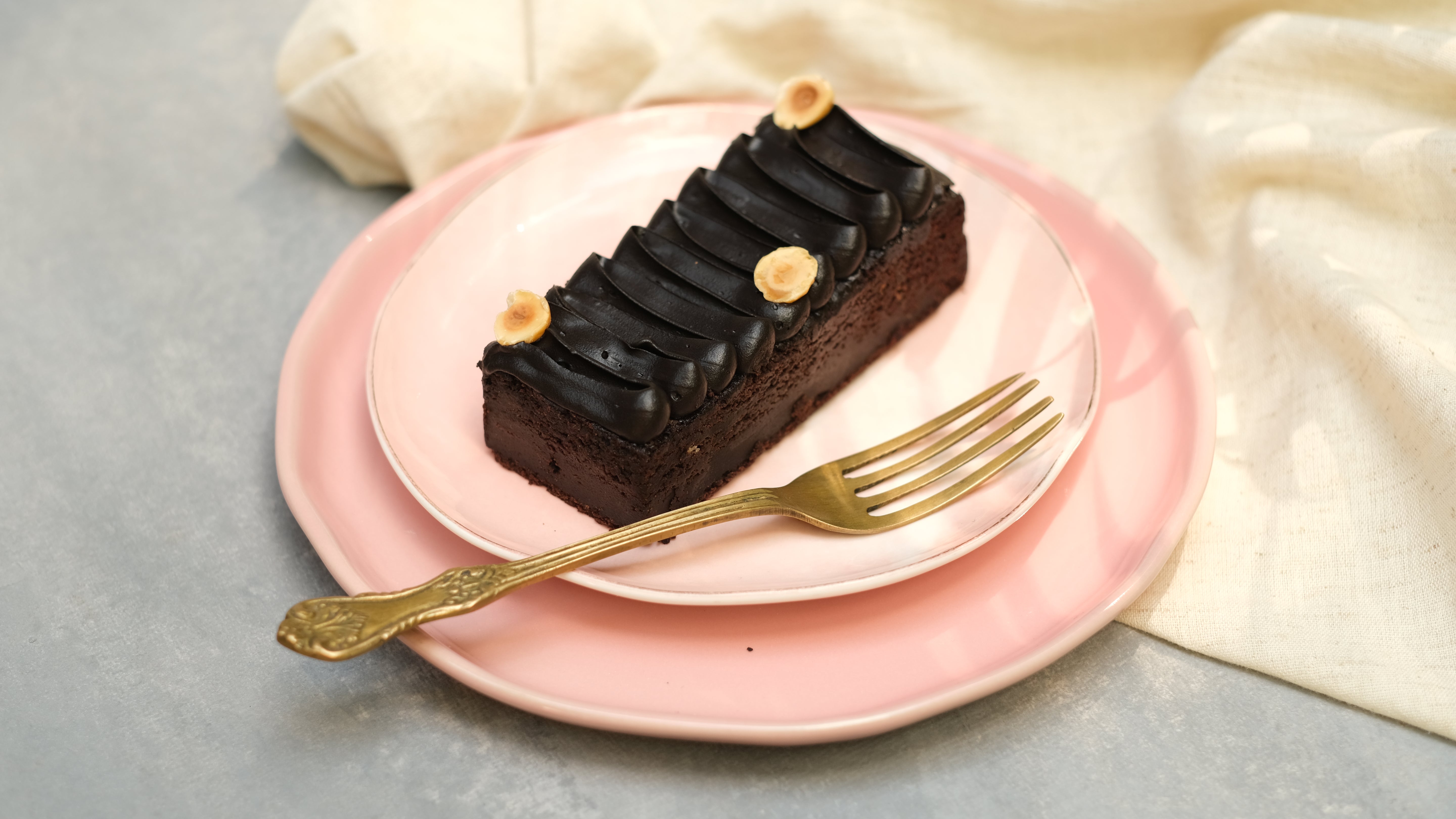Sugar free mudcake pastry