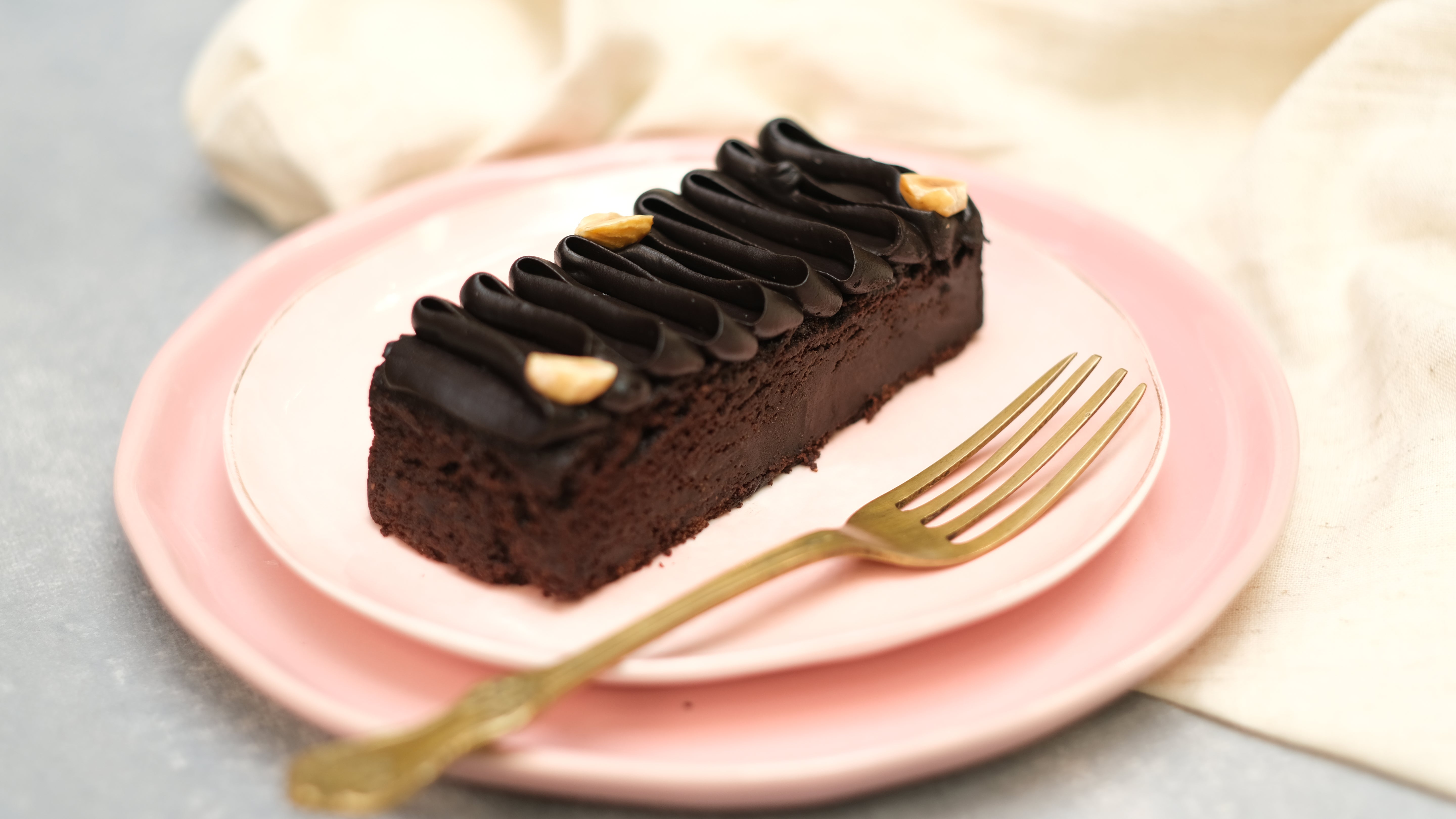 Sugar free mudcake pastry