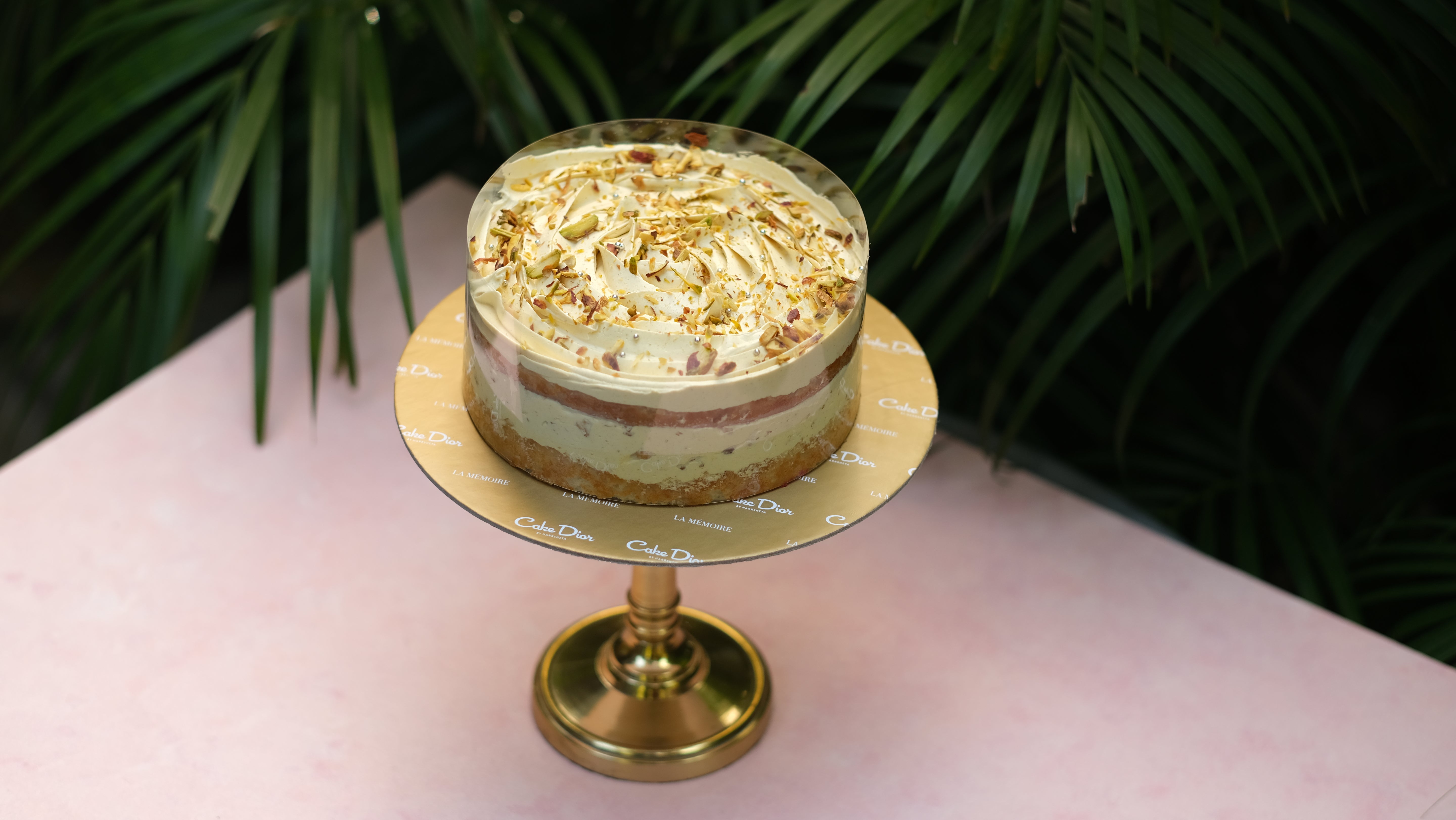 Saffron & Nut Cake